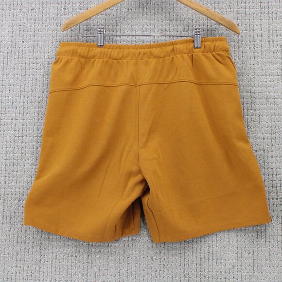 Brady Brand Performance Shorts Mens Large L Orange Solid Drawstring Outdoor NWT - Picture 4 of 6